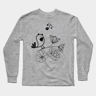 Singing Bird Long Sleeve T-Shirt